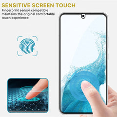 Mybat PRO For Samsung S22 Plus Full Coverage Tempered Glass (Fingerprint Unlock)